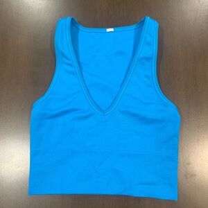 ATHLETA AURORA SEAMLESS CROP RIB TANK